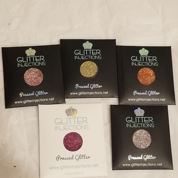 Glitter Injections Other - Pressed Glitters Bundle set #1 of 5 colors